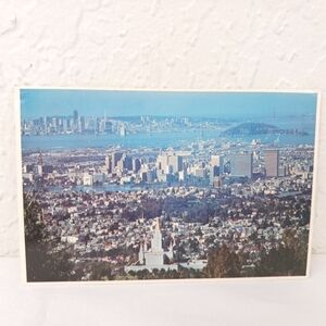 California Postcard San Francisco Mid-Century Complete City View Full Bay